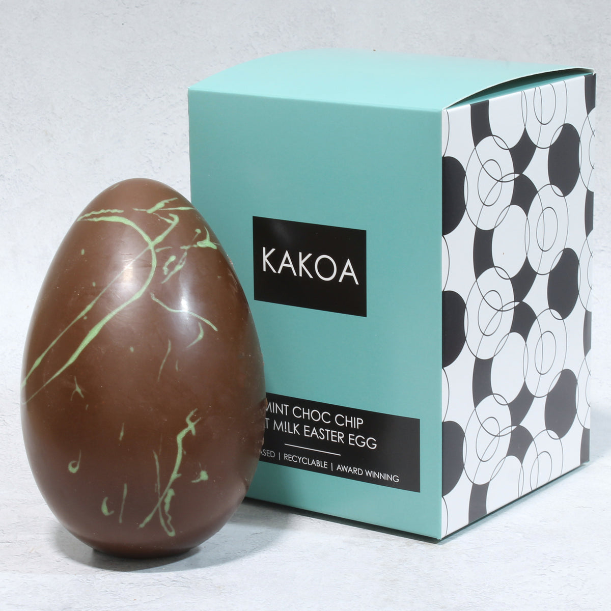 Vegan Mint Choc Chip Easter Egg | Dairy Free Easter Chocolate – Kakoa