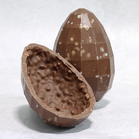 Vegan Salted Caramel Chocolate Easter Egg